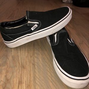 Black Vans Size 7